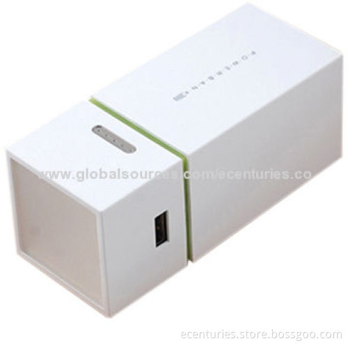 Power bank with LED lamp